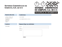 Tablet Screenshot of ciberneticos.com.mx